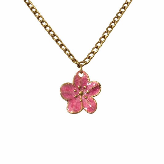 Sakura Flower Necklace