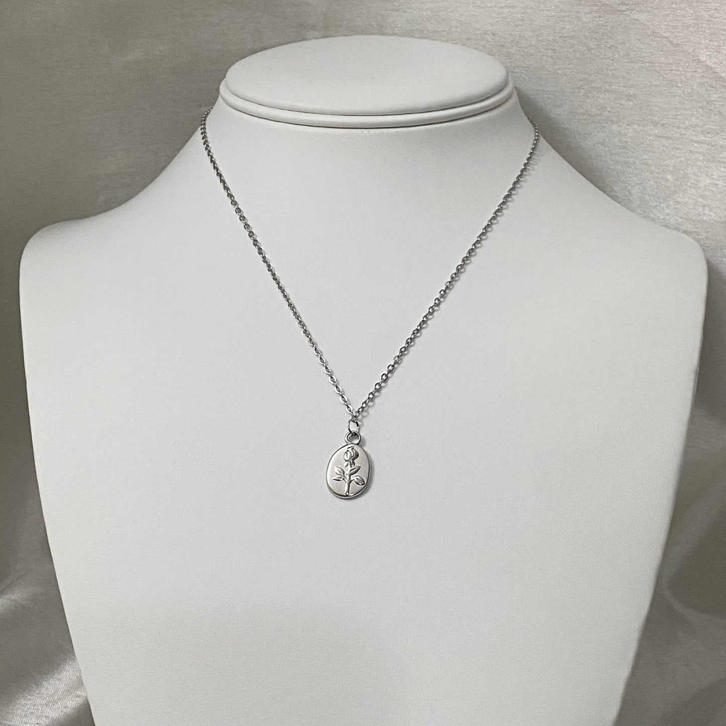 Flower Stamp Necklace