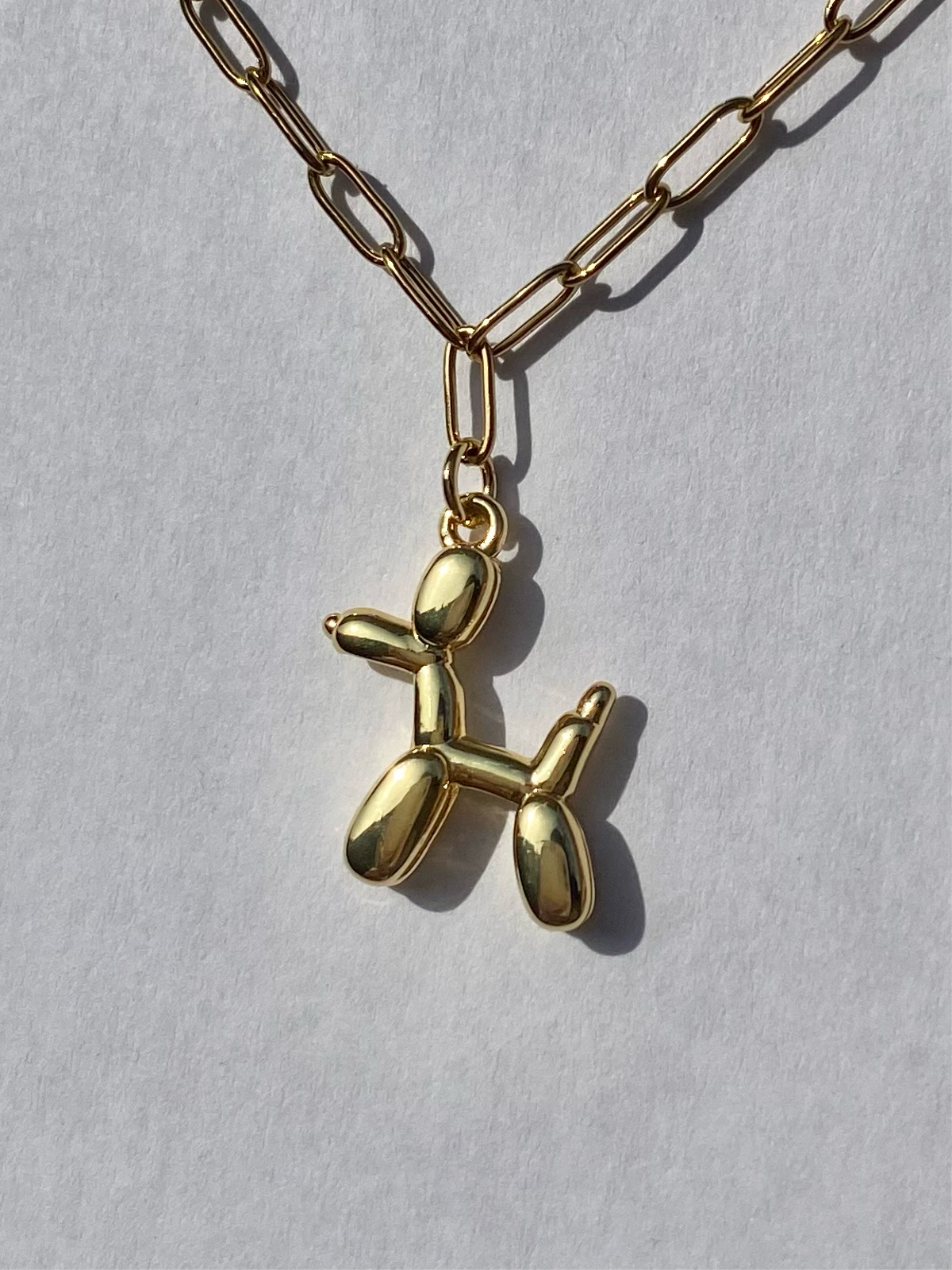 Balloon Puppy Necklace