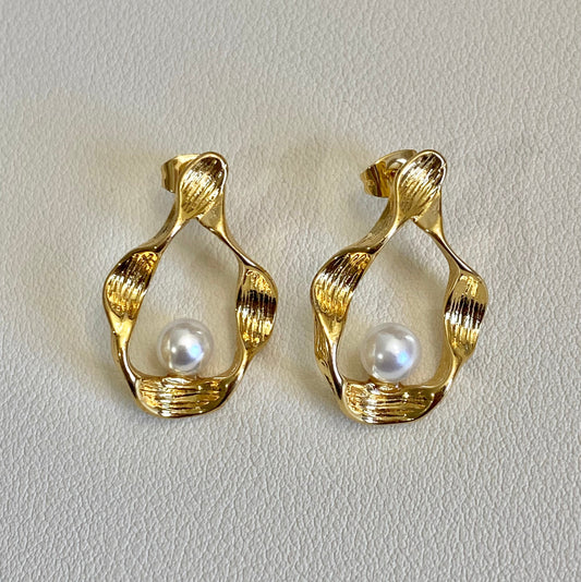 Tethys Pearl Studs