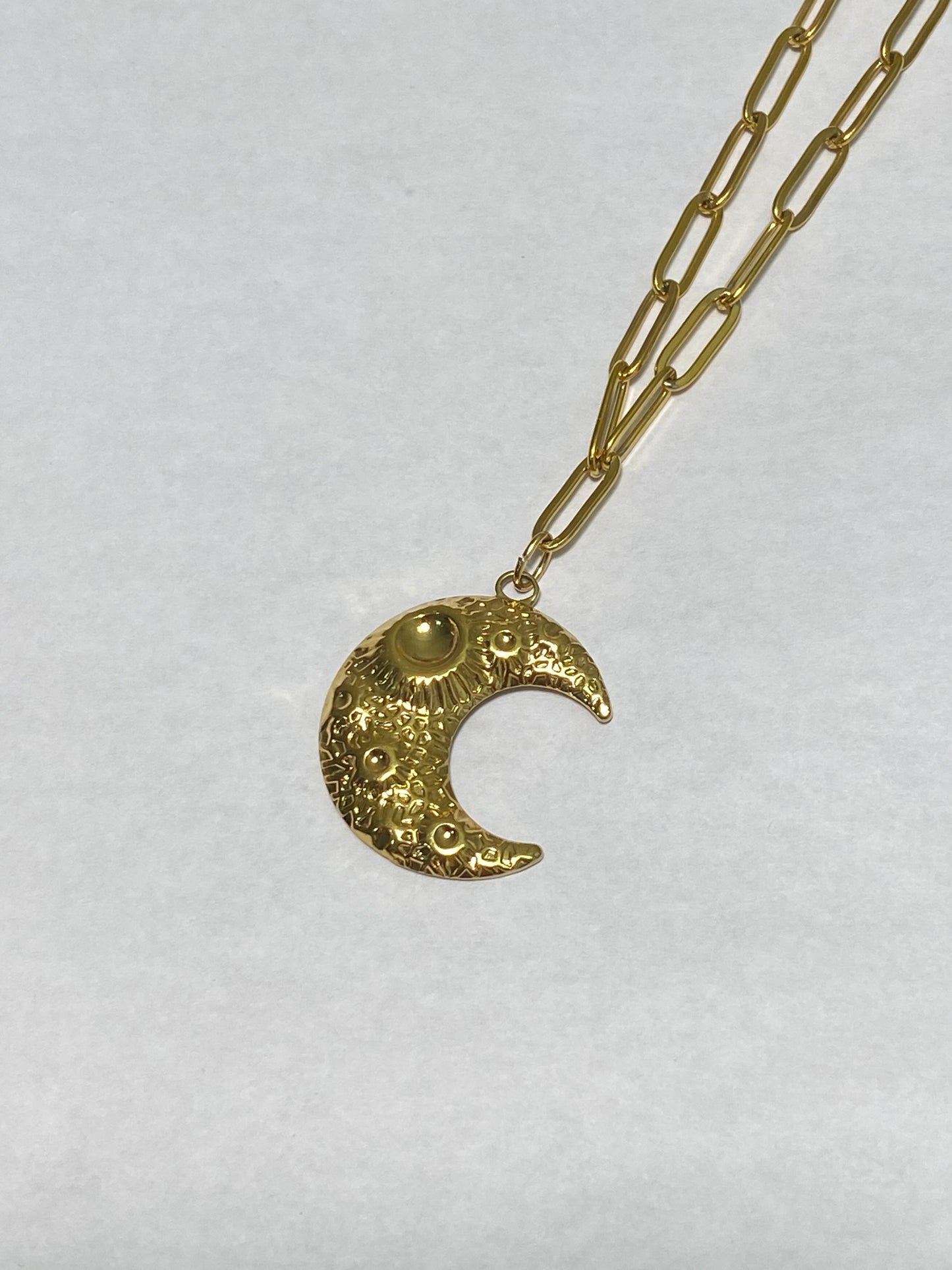 Crater Moon Necklace