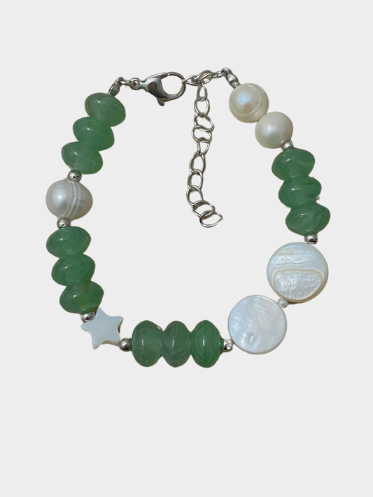 Jade Pearls Bracelet