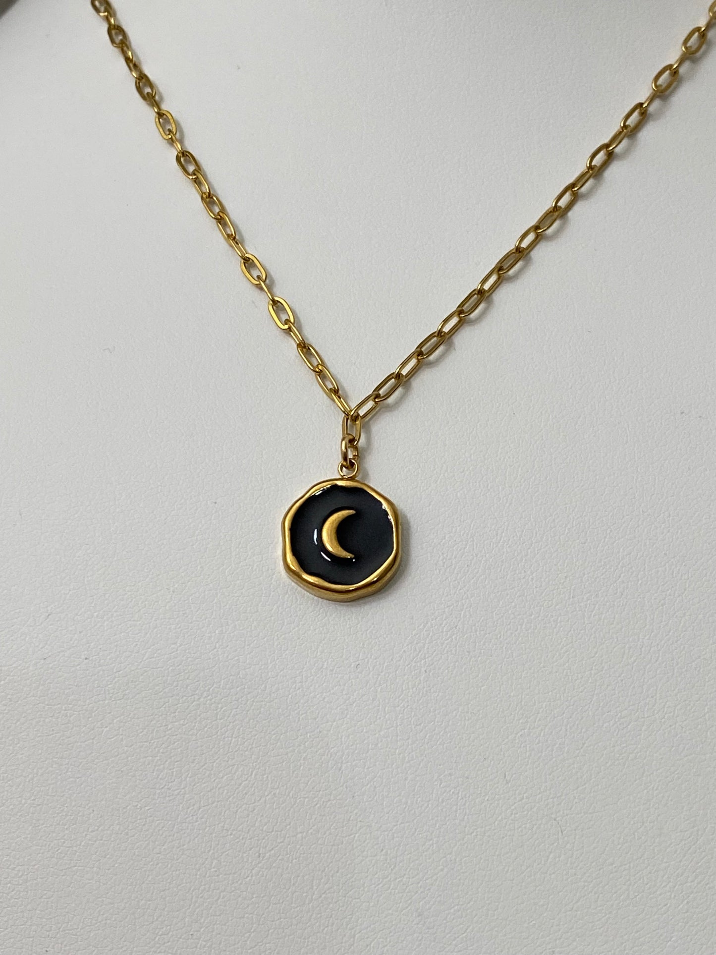 Black Moon Necklace