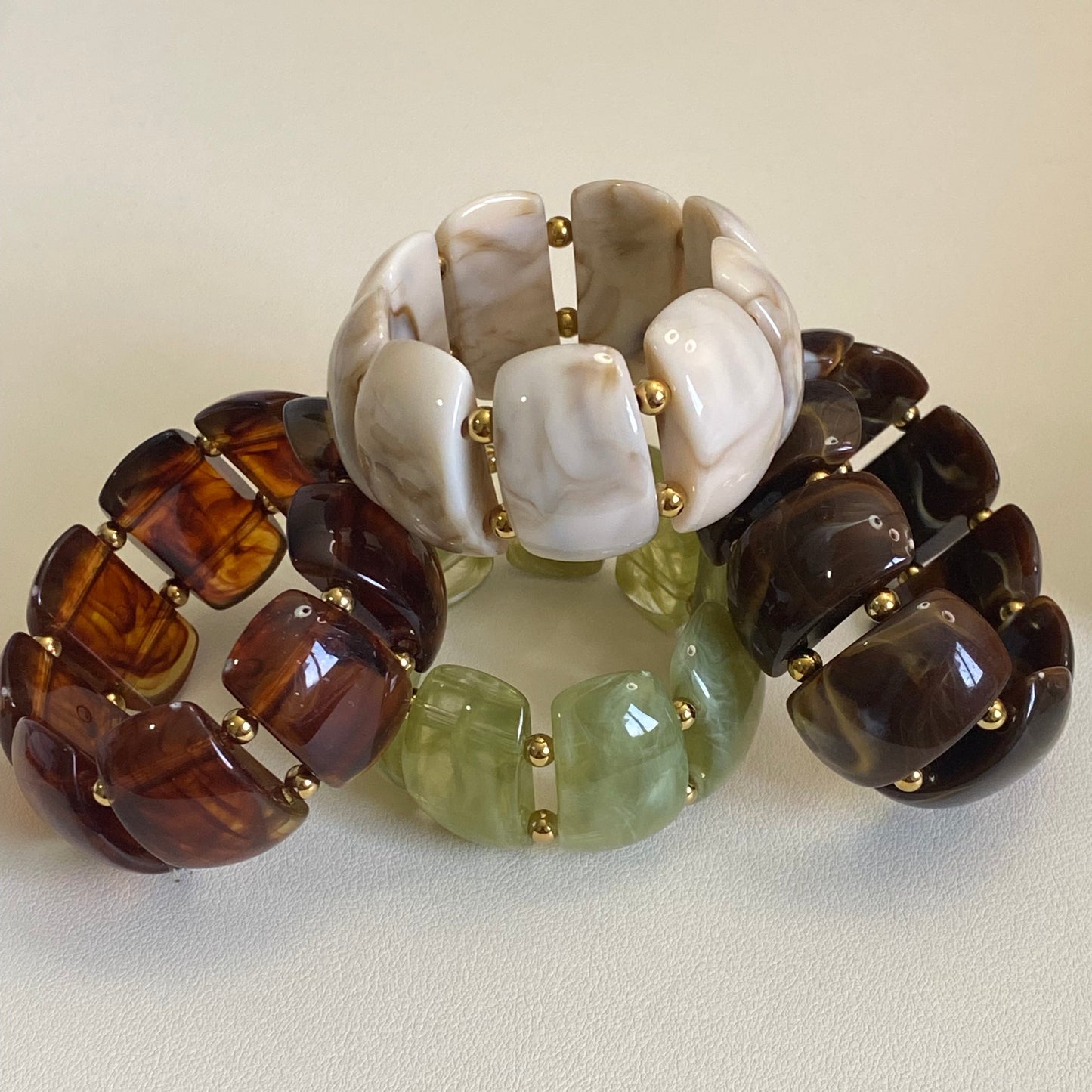 Cream Bracelet