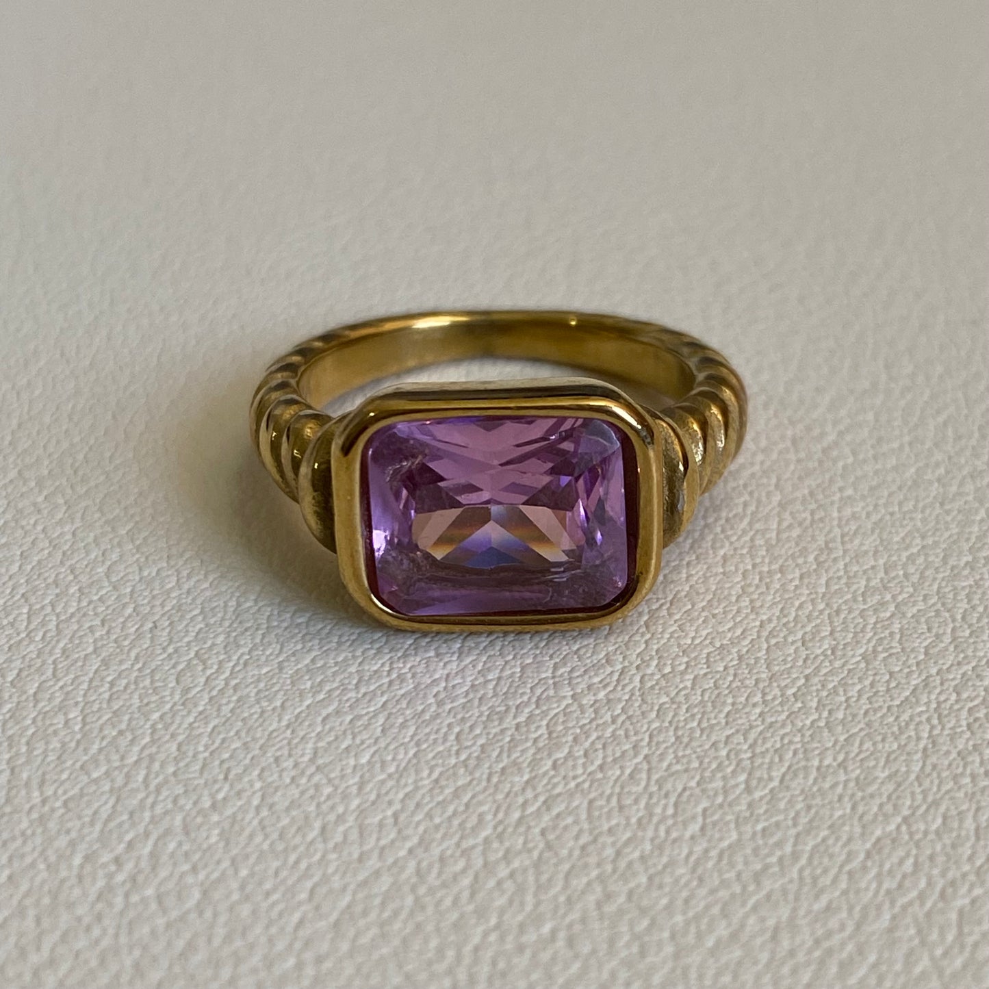 Pink Gemlet Ring