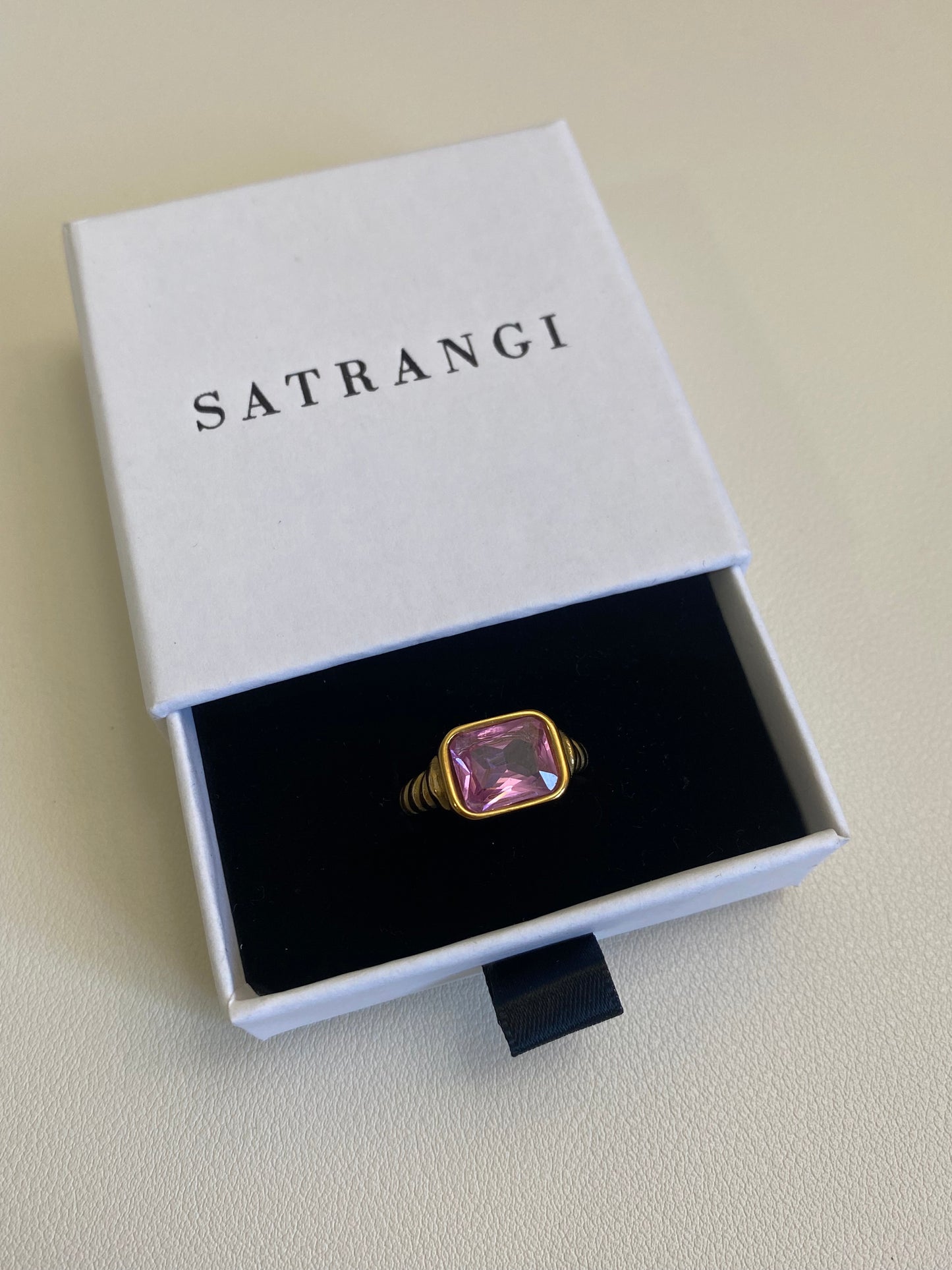 Pink Gemlet Ring