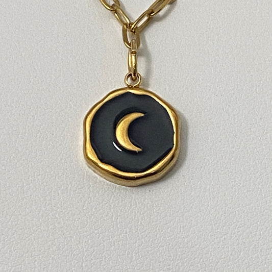 Black Moon Necklace