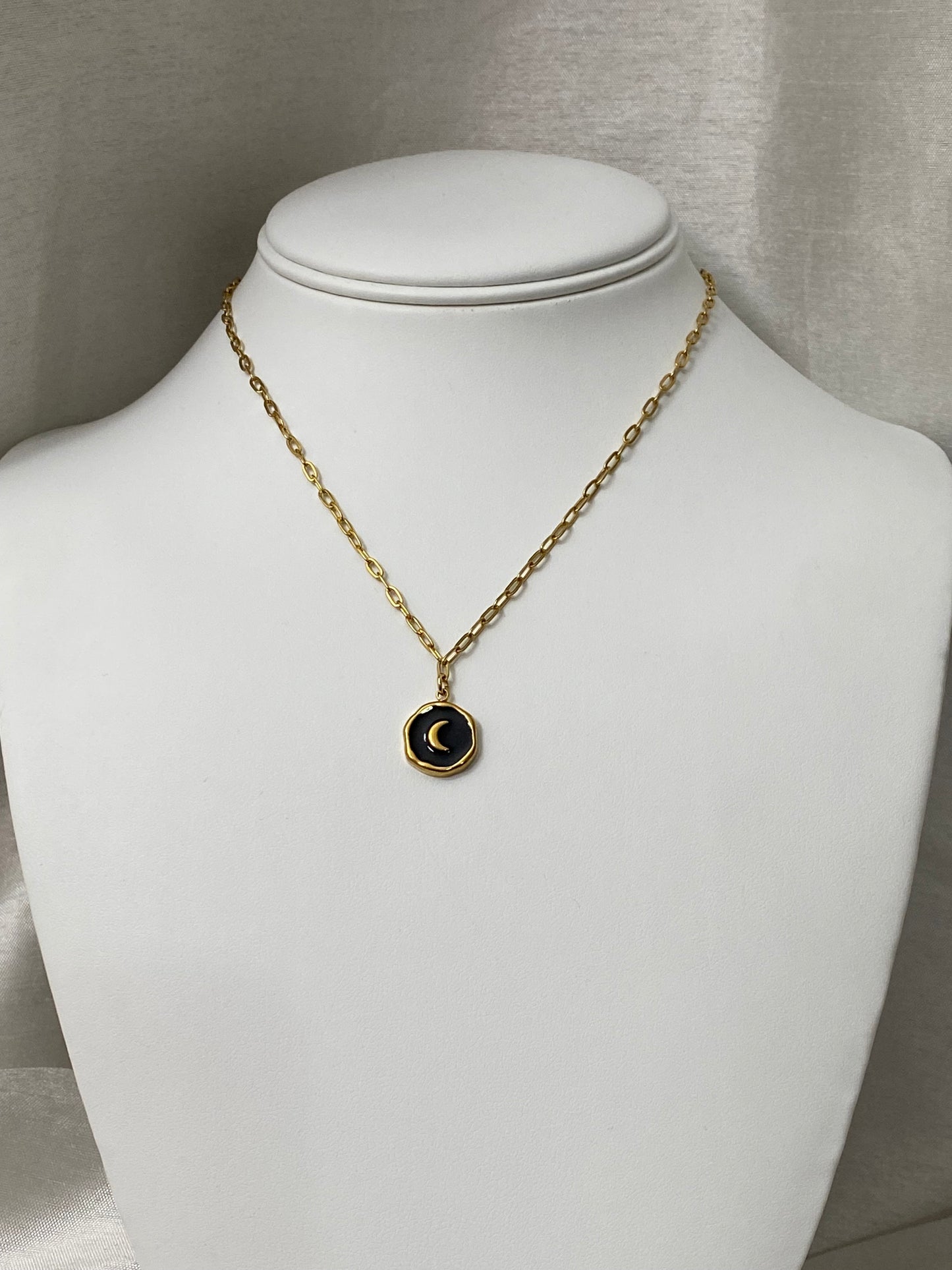 Black Moon Necklace