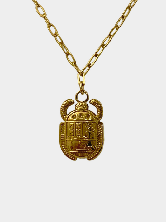 Scarab Beetle Necklace