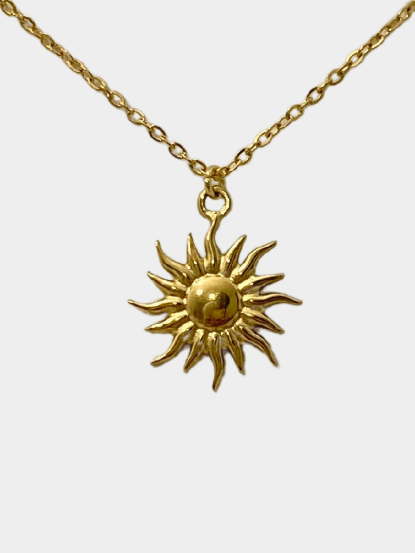 Sun Necklace in Gold