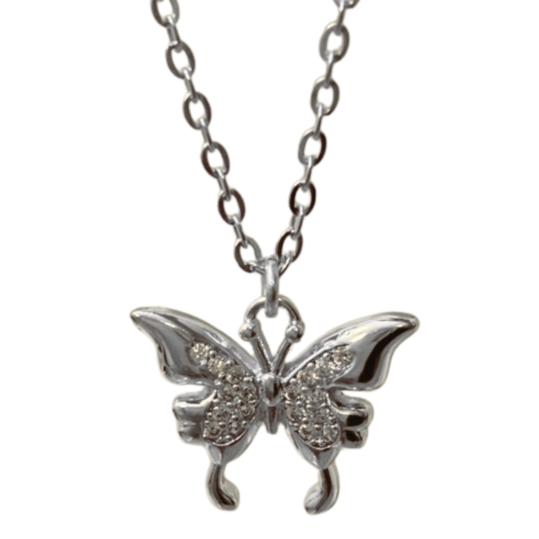 Crystal Butterfly Necklace