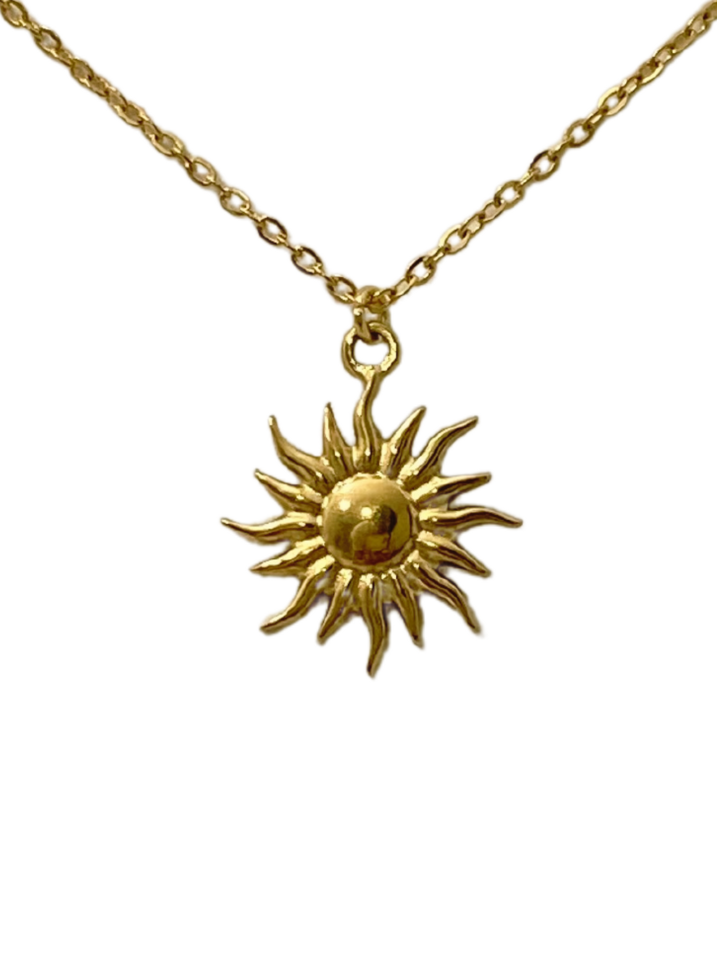 Sun Necklace in Gold