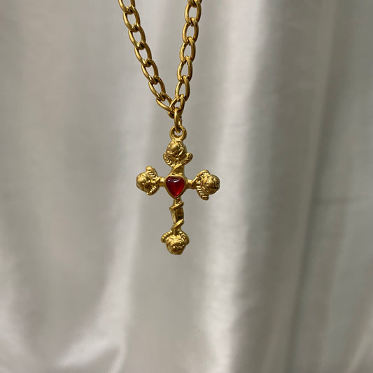 Red Cross Necklace
