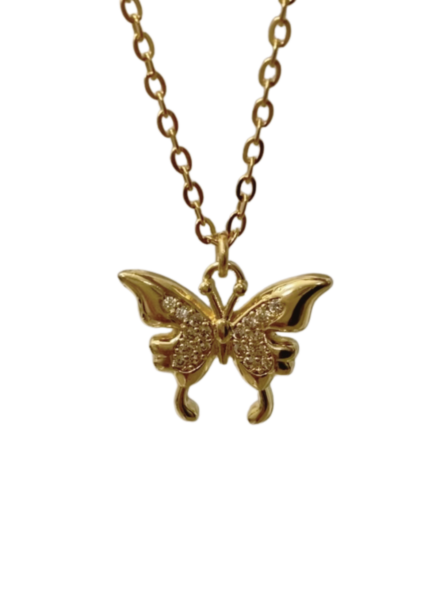 Crystal Butterfly Necklace