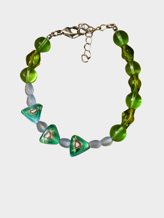 Triangle Glass Bracelet