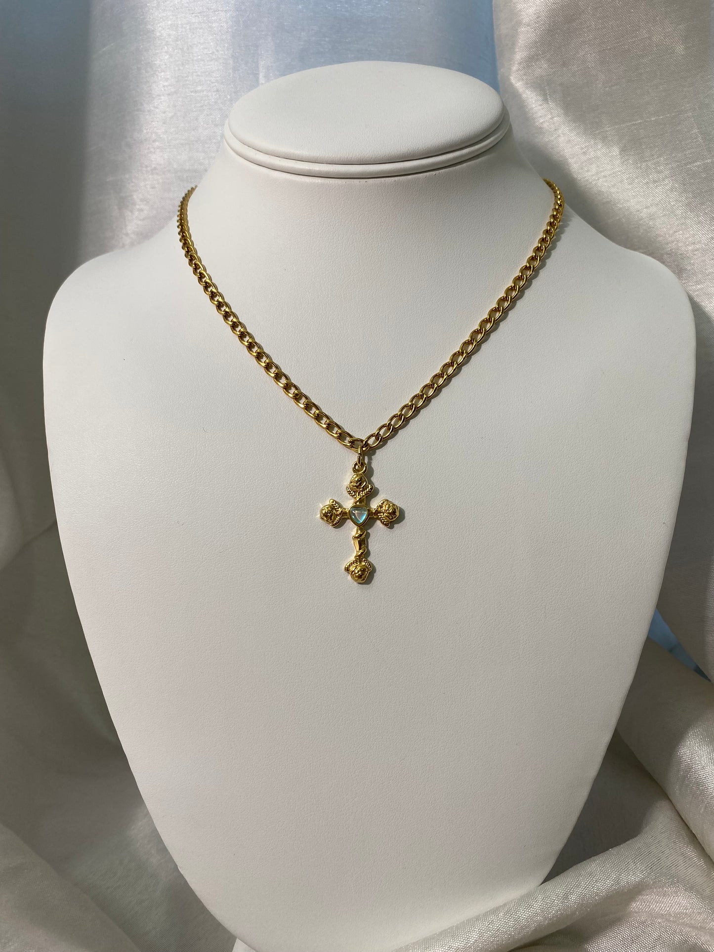 Ethereal Cross Necklace