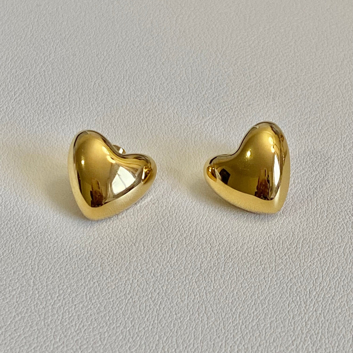 Bubble Heart Studs