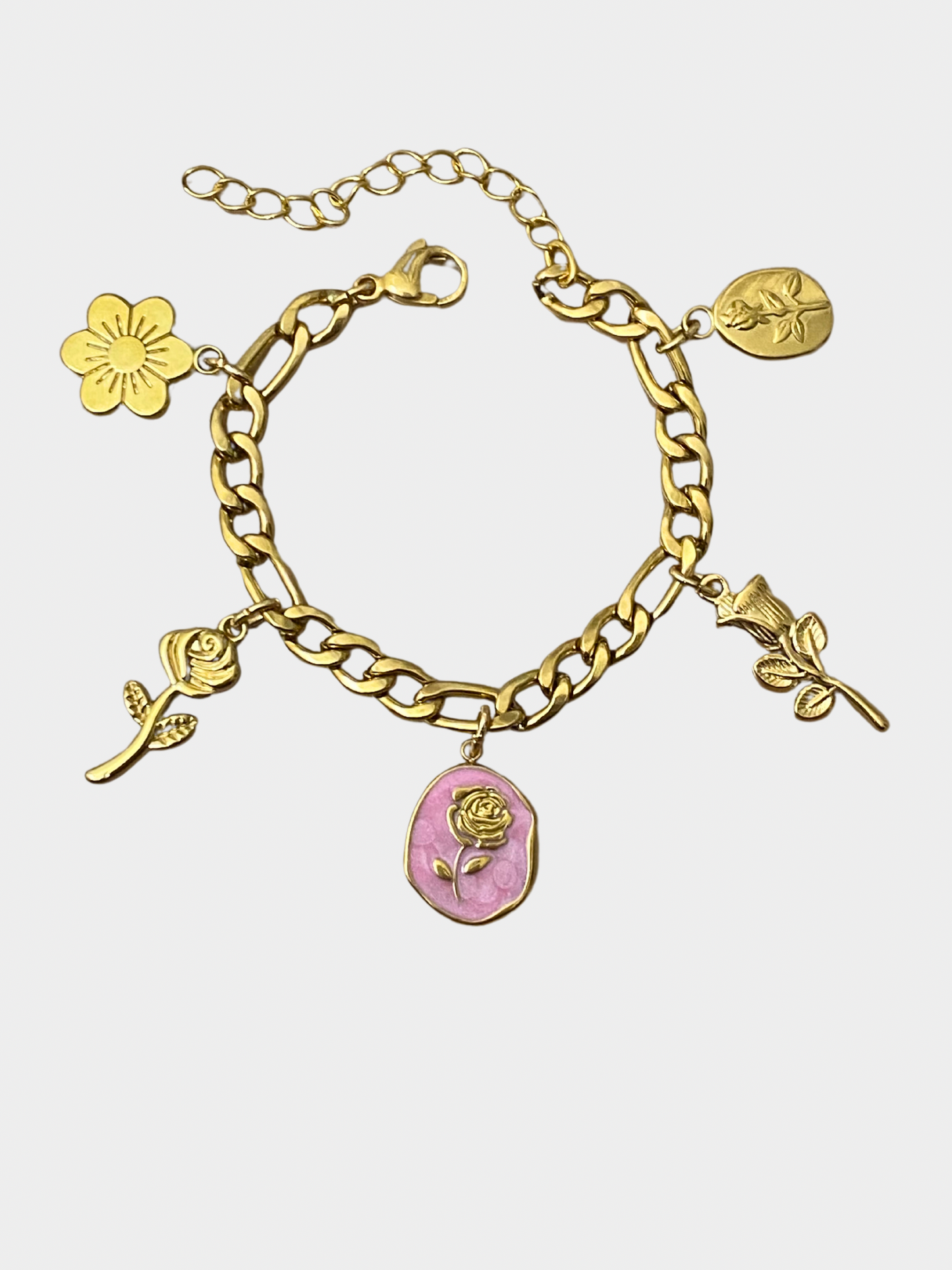 Rose Garden Charm Bracelet