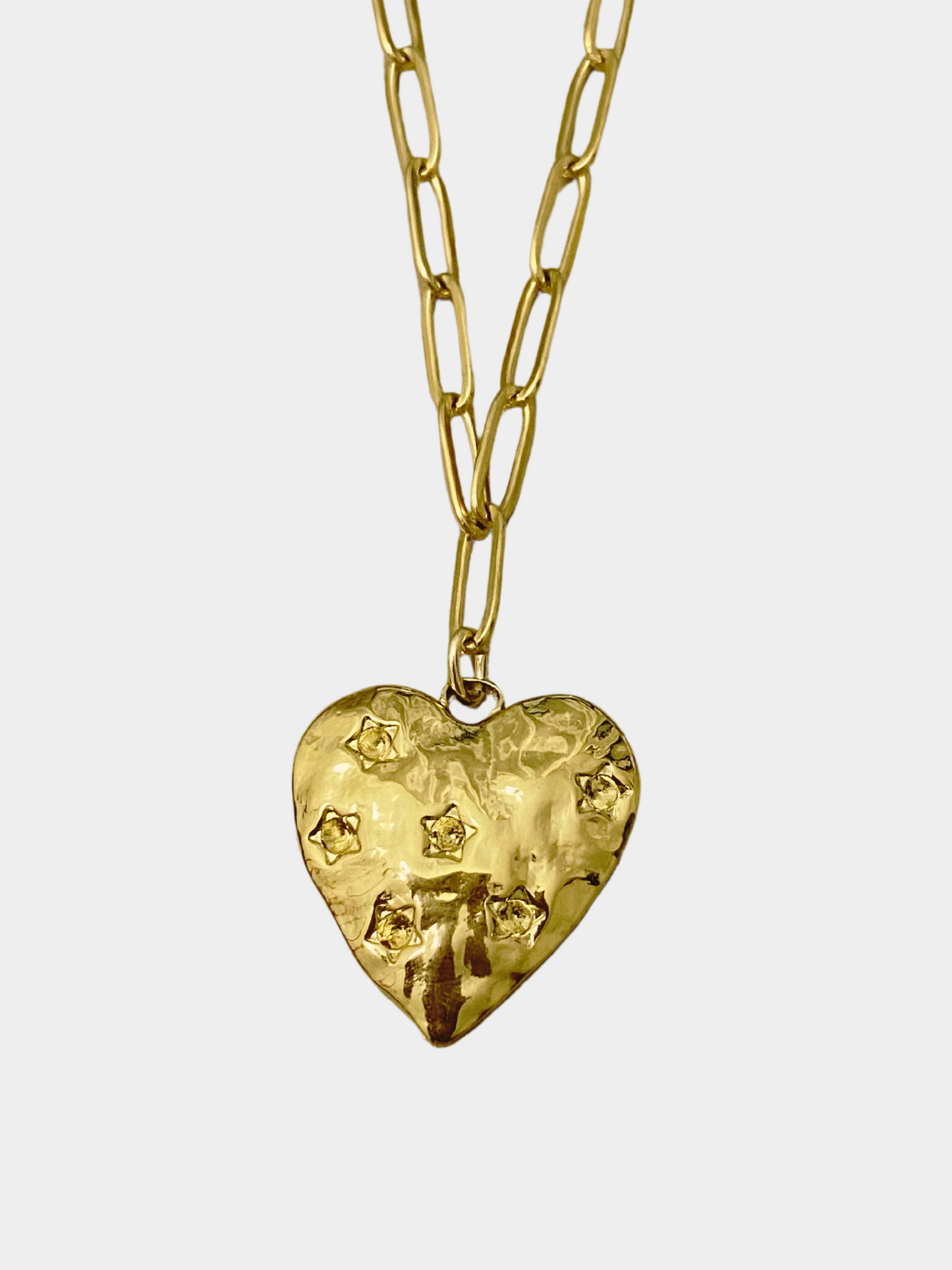 Rock-Hearted Necklace