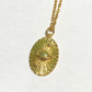 Saturn Medallion Necklace