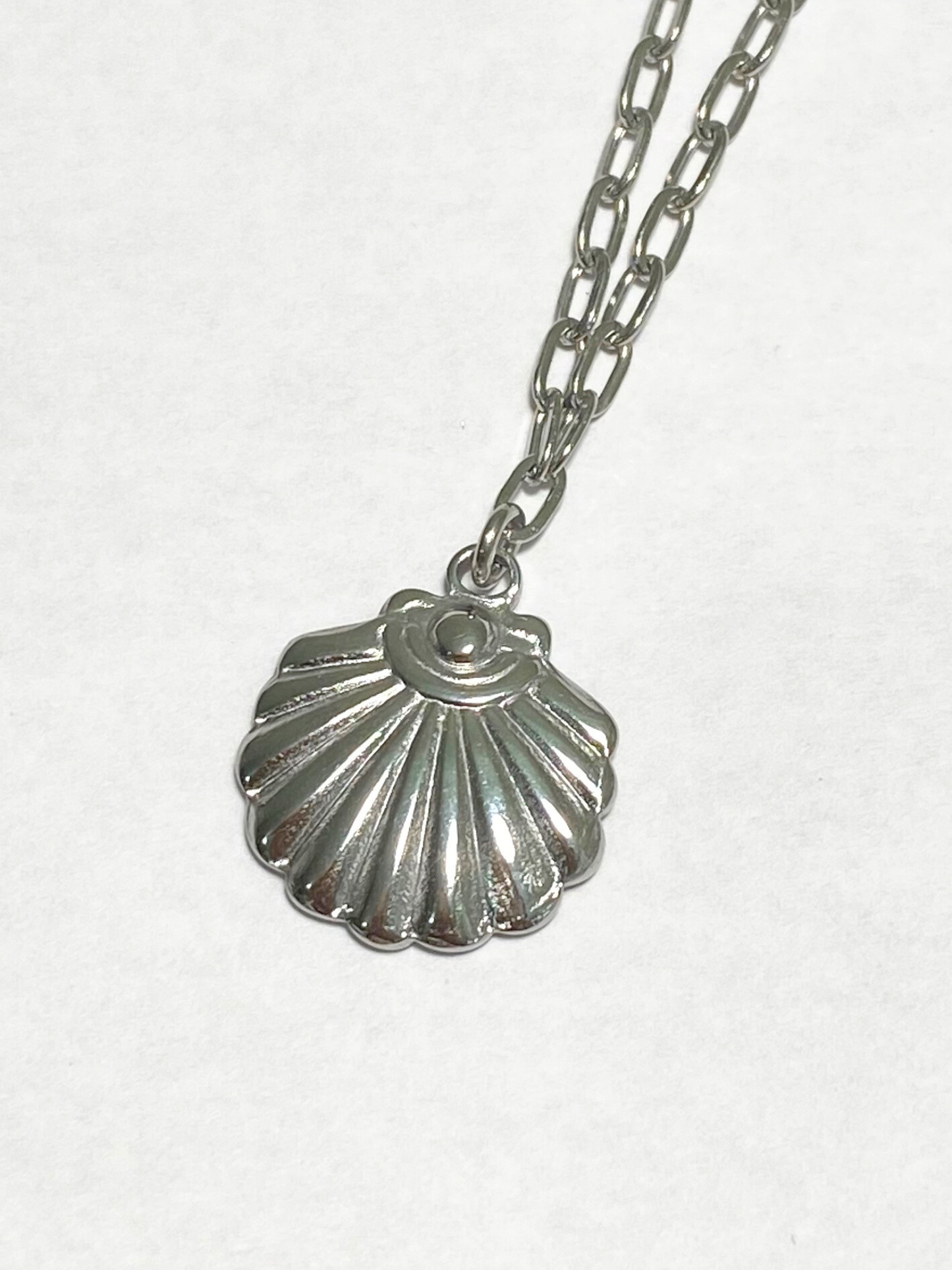 Silver Shell Necklace