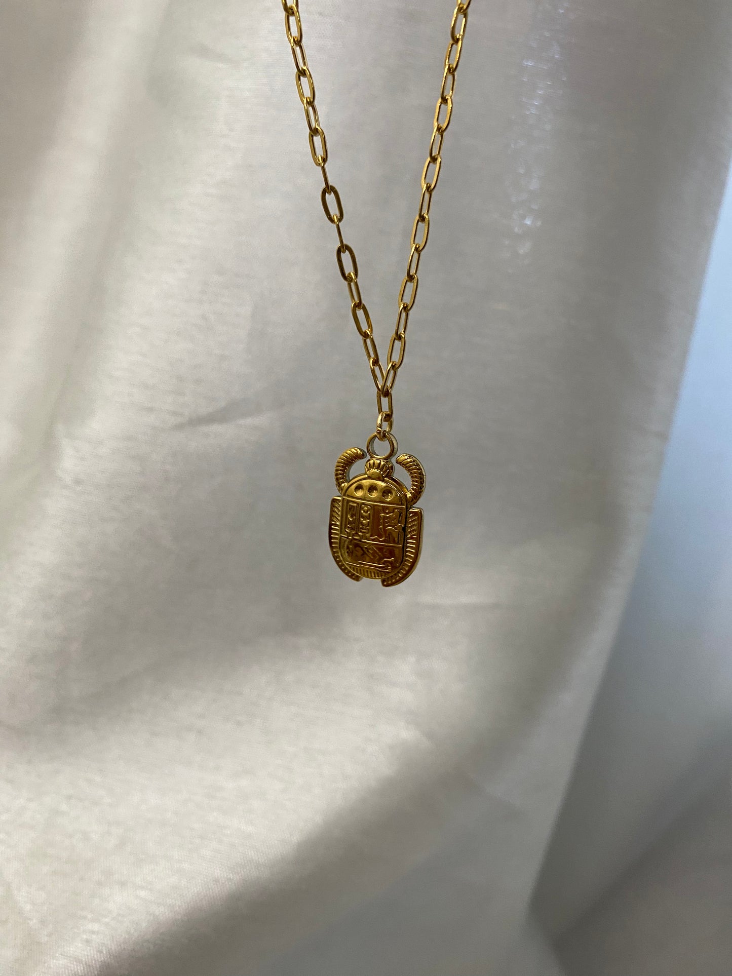 Scarab Beetle Necklace