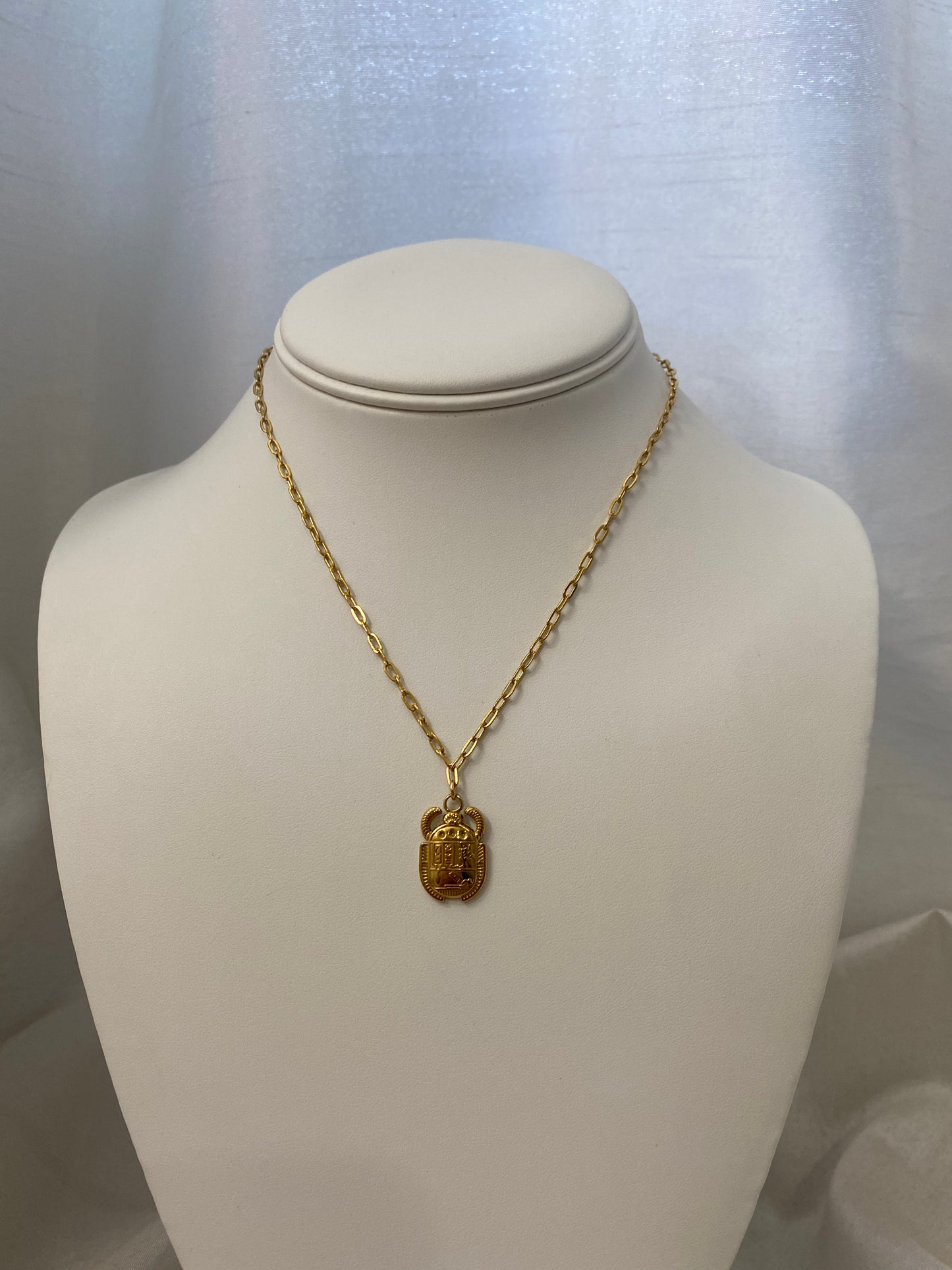 Scarab Beetle Necklace