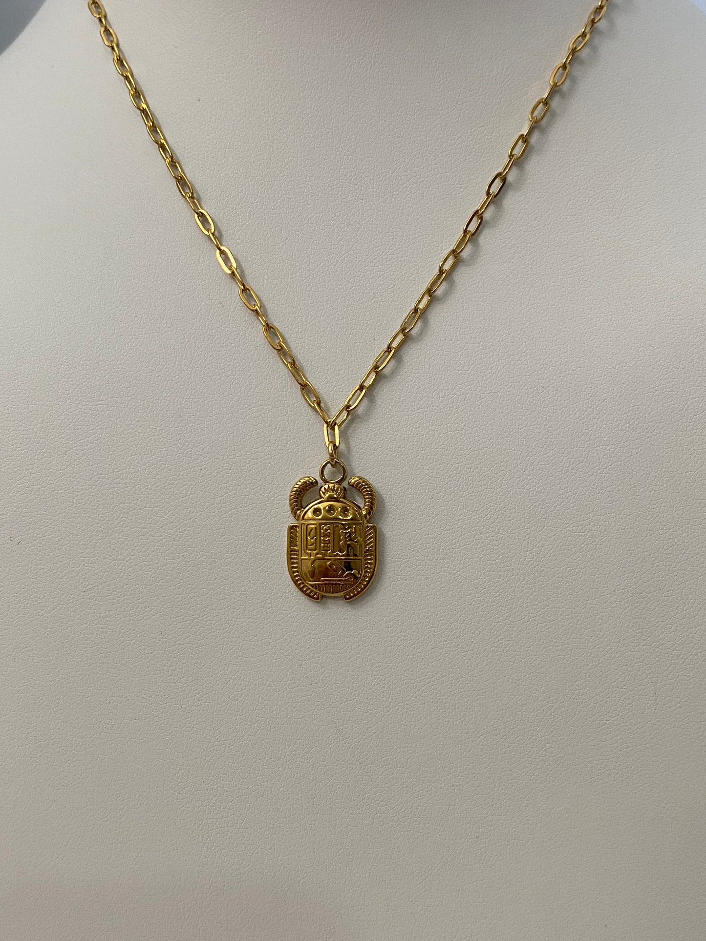 Scarab Beetle Necklace